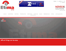 Tablet Screenshot of etima.es